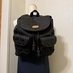 Michael Kors canvas backpack